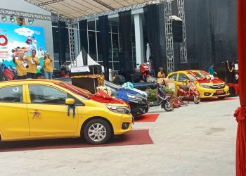 Semarak HUT Bank Jambi ke-60, Sabtu (7/1/2023). Foto: Alan/Ampar