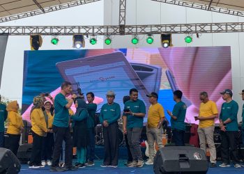 Bank Jambi Luncurkan Aplikasi Sultan9, Sabtu (7/1/2023). Foto: Alan/Ampar