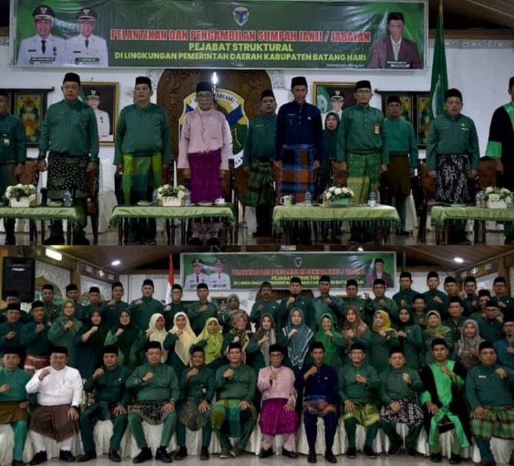 Pejabat Struktural Pemkab Batanghari. Foto: Ari/Ampar