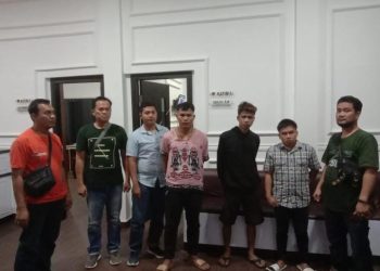 Surya Tobing (21) Diamankan Polisi. Foto: Nuria/ Ampar