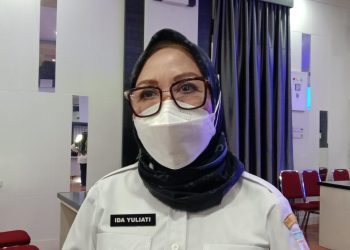 Kepala Dinkes Kota Jambi Ida Yulianti, ditemui di Aula Bappeda/ (foto: Meli/Ampar)