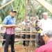 Gusnan Mulyadi, menghadiri peletakan batu pertama pembanngunan Gedung Suluk Tarekat Naqsabandiyah, di Desa Talang Padang, Kec Pino Raya, Kamis (12/1/23). Foto: Sugianto/ Ampar