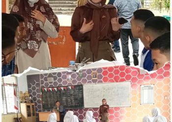 Komisi IV DPRD Provinsi Jambi melakukan kunjungan ke SMA TT Pijoan, Muarojambi, Selasa (17/1/2023)/ (Foto: Alan/ampar)