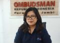 Asisten Ombudsman RI Provinsi Jambi, Hamidah Siadari. Foto: Meli/ Ampar