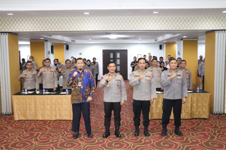 Kapolda Jambi Pimpin Akselarasi Indikator Kinerja Pelaksanaan Anggaran (IKPA) Polda Jambi T.A 2023 pada Selasa, (24/01/23). Foto: Humas Polda Jambi
