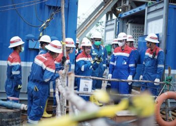 Pertamina EP berhasil menambah produksi migas dari Sumur Lembak Infield  yang berlokasi di Kecamatan Lembak, Kabupaten Muara Enim, Sumatera Selatan, pada Kamis (19/01). Foto: Humas SKK Migas