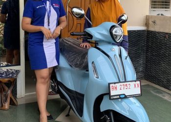 Konsumen Pertama Yamaha Grand Filano. Foto: Didit Yamaha