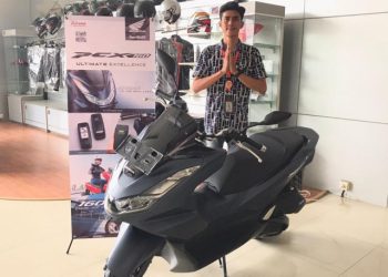 New Honda PCX160 dengan Warna Baru Hadir di Jambi. Foto: Ajeng Honda