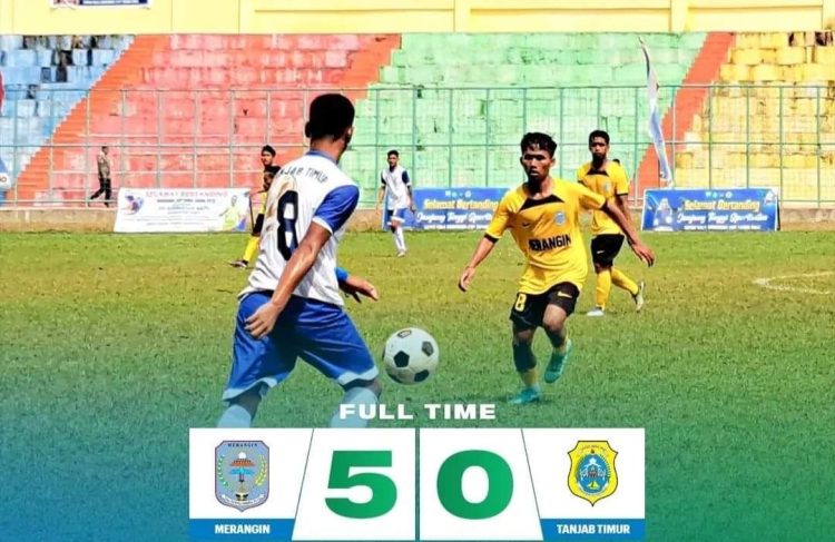 Merangin Pesta Gol Lawan Tanjab Timur. Foto: FB Asprov PSSI Jambi