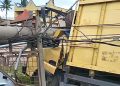 Kondisi Tiang PLN yang Ditabrak Truk Batubara. Foto: Jp/ Ampar