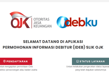 DI APLIKASI
PERMOHONAN INFORMASI DEBITUR (IDEB) SLIK OJK (Foto: Tangkapan Layar situs resmi OJK)