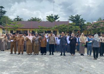 Badan Narkotika Nasional (BNN) Prov Jambi berkunjung ke SMKN 1 Tebo dalam agenda deklarasi anti narkoba. Foto: Humas BNN Provinsi Jambi