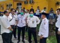 Gubernur Jambi, Al Haris didampingi oleh Direktur Utama RSUD Raden Mattaher Jambi, Dr. dr. Herlambang saat meninjau langsung RSUD Raden Mattaher untuk ruangan Gedung Jantung Terpadu. Foto: Nining -Exposse