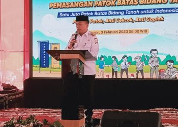 Gubernur Jambi Al Haris di Langgar Syuhada, Kelurahan Ekajaya, Jumat (3/2/2023)/ (Foto: Meli/Ampar)