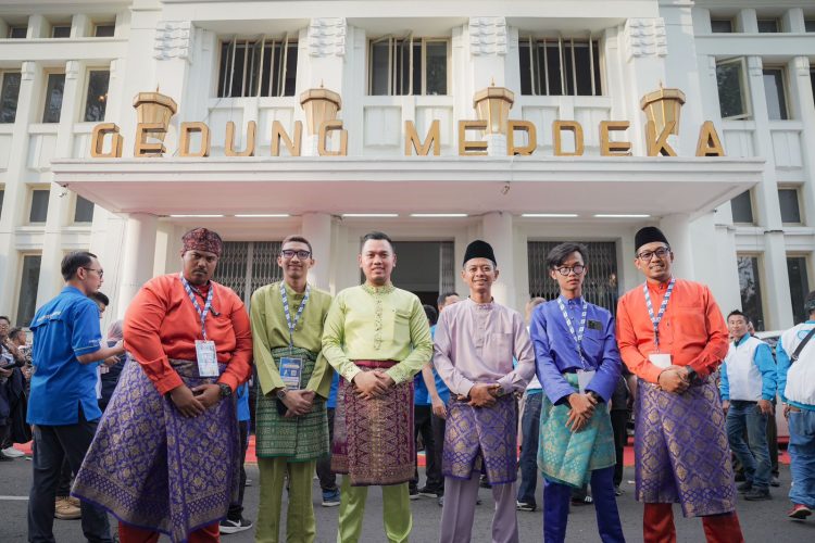 KNPI Provinsi Jambi Kenalkan Budaya Lokal Jambi di Rakernas 2023/ (Foto: Meli)