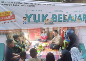 PetroChina Dukung Gerakan Mengajar Pegiat Literasi Sanggar Bekisah Teras Militan/ (Foto: Melani)