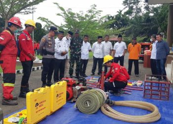 PetroChina Jabung Siagakan Personel dalam Tim Gabungan Kesiapan KARHUTLA/ (Foto: Melli)
