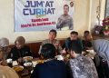 Polda Jambi menggelar Jum'at Curhat di warung kopi  kawasan thehok, Jambi Selatan, Kota Jambi pada Jum'at, (24/02/23)/ Foto: dok. Humas Polda Jambi