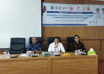 PetroChina Inisiasi Gelaran Diskusi Penanganan Kemiskinan Ekstrem dan Stunting di Tanjab Barat / Foto: Melani