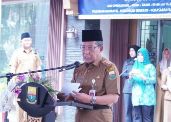 Wagub Jambi, Abdullah Sani Buka Pasar Murah Ramadhan 1444 H. Foto: Harun