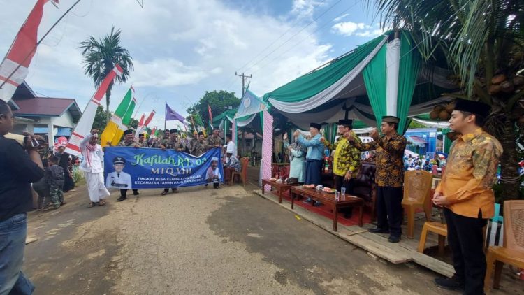 Anggota DPRD Provinsi Jambi sekaligus Ketua Fraksi Golkar, Ivan Wirata menghadiri undangan MTQ Ke - 8 Tingkat Desa. Foto: Afm