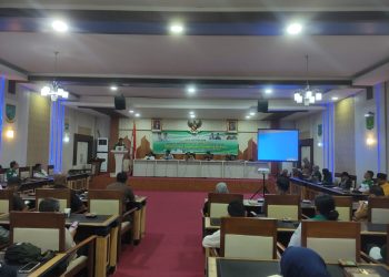 Fadli Sudria saat sambutan di FGD APRI Jambi di ruang pola Kantor Gubernur Jambi, Selasa (10/1). Foto: Humas APRI
