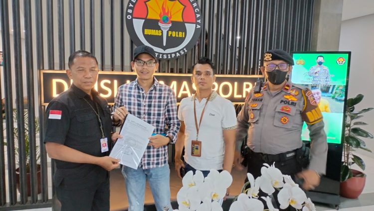 LSM Mappan saat mendatangi Mabes Polri Kamis 9 Maret 2023/ Foto: Dok. Hadi