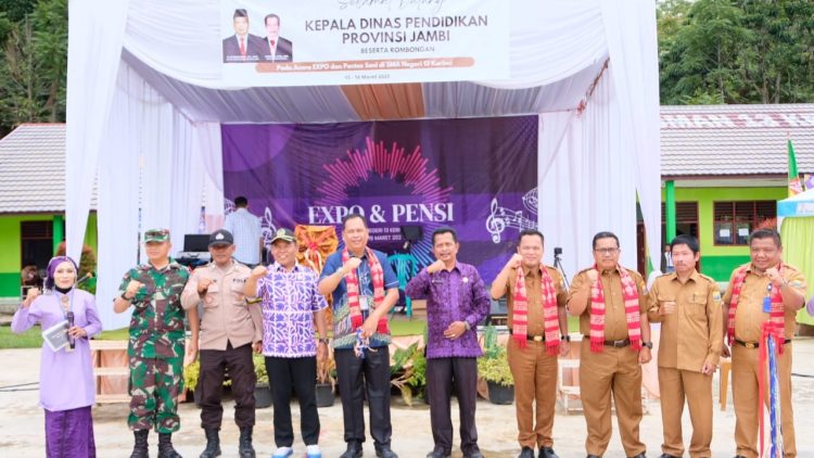 Kadisdik Jambi Hadiri Expo dan Pentas Seni Puncak HUT ke 14 SMAN 13 Kerinci/ Foto: PTIK