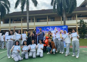 Yamaha Fazzio Search Talent Hadir di SMA Unggul Sakti Jambi. Foto: Didit Yamaha Jambi