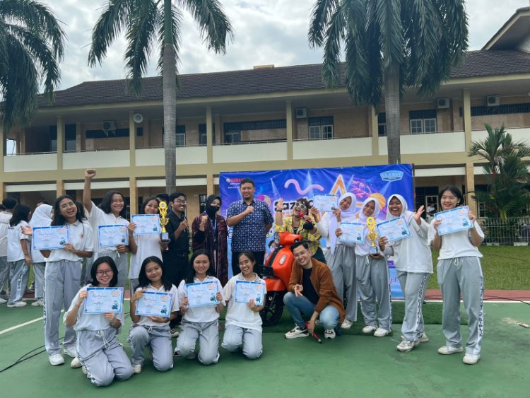 Yamaha Fazzio Search Talent Hadir di SMA Unggul Sakti Jambi. Foto: Didit Yamaha Jambi