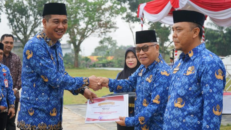 Pemkab Merangin Terima Tiga Penghargaan Pelayanan Publik dari Kementerian PANRB dan OMBUDSMAN/ Foto; Dok. Kominfo