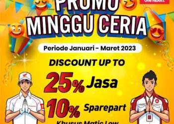 Khusus Hari Minggu, Dapatkan Diskon Servis 25 Persen di AHASS/ Foto: Sinsen