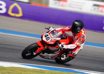 Pebalap Astra Honda, Herjun Atna Firdaus. Foto: Ajeng Honda