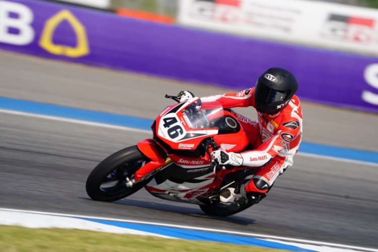 Pebalap Astra Honda, Herjun Atna Firdaus. Foto: Ajeng Honda