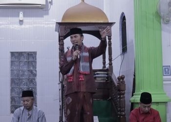 Ketua DPRD Jambi Edi Purwanto Safari Ramadhan di masjid Ilal Jannah Kasang Pudak/ Foto: Hadian