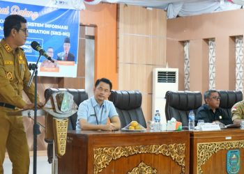 Wabup Merangin, Nilwan Yahya buka pelatihan Operator SIKS-NG, Selasa (7/3). Foto: Teguh