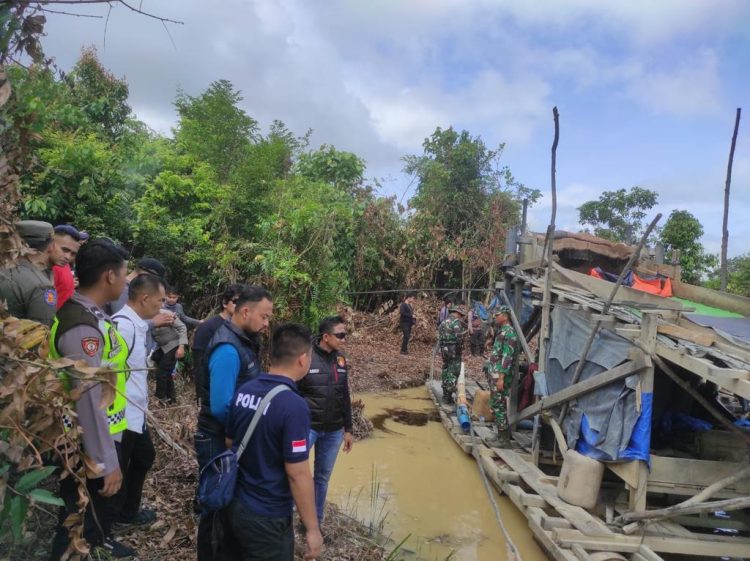 Polisi Amankan Empat Pelaku PETI di Bungo/ Foto: dok.Humas Polda Jambi