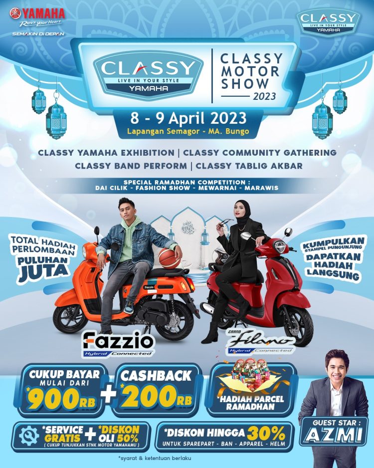Classy Yamaha Motor Akan Hadir di Bungo 6-9 April 2023/ Dok.Yamaha Jambi