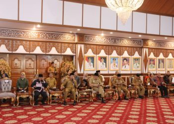 Rapat Persiapan Kenduri Swarnabhumi Provinsi Jambi Tahun 2023, bertempat di Auditorium Rumah Dinas Gubernur Jambi, Senin, (10/04/2023)/ Foto: dok.kominfo