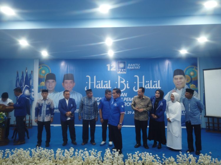 Acara Halal Bihalal Partai PAN Provinsi Jambi. Foto: Jp/ Ampar