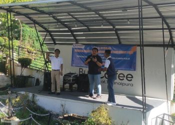 Ombudsman Jambi gelar Halal Bihalal. Foto: Meli/ Ampar