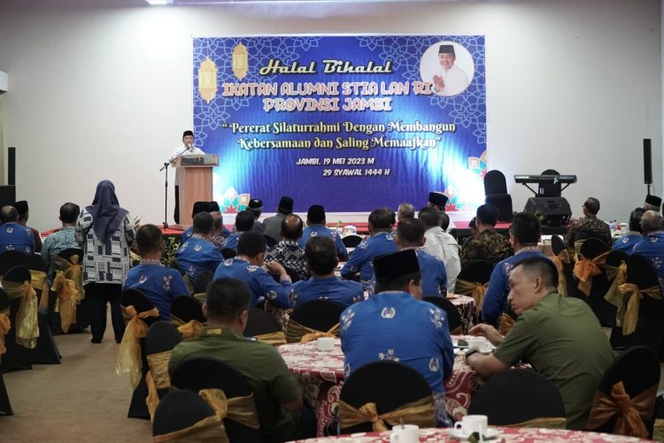 Gubernur Jambi menghadiri Halal Bi Halal STAI LAN di Rumah Kito Resort Hotel, Jum’at (19/05/2023)/ Foto: Harun