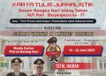 Polres Batanghari Gelar Lomba Karya Tulis Jurnalistik/ Foto: dok.Humas Polres Batanghari