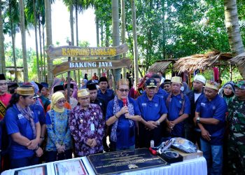 Wakil Gubernur Jambi Abdullah Sani hadiri Penilaian dan Kunjungan Destinasi Wisata Kampung Wisata Baselang Bakung Jaya Kota Jambi. Foto: Novriasah