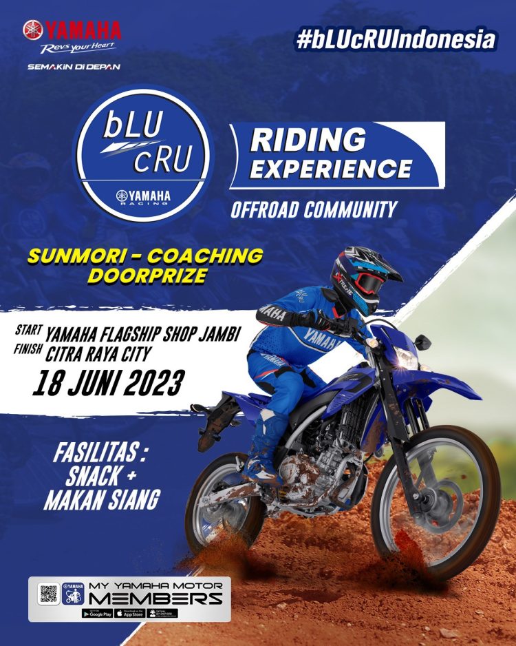 Blu Cri Riding Experience Yamaha Jambi. Foto: Humas Yamaha
