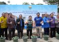 Al Haris Letakan Batu Pertama Pembangunan Gedung Radioterapi Center RSUD Raden Mattaher/ Foto: Agus