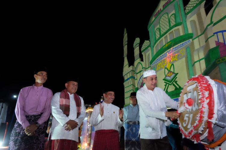 Pj Bupati Buka MTQ ke- 51 Tahun 2023 Tingkat Kecamatan Kumpeh/ Dok.Humaskominfo