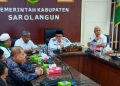 Badan Kesatuan Bangsa dan Politik (Kesbangpol) Sarolangun menggelar Rapat Koordinasi (Rakor) bersama Forum Kerukunan Umat Beragama (FKUB)., Rabu 5 Juli 2023/ Foto: Fdn/ Ampar