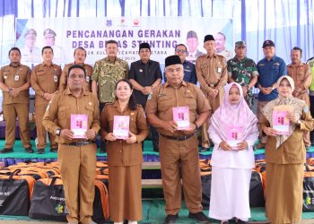 Bersama Pemkab Tanjab Barat, SKK Migas - PetroChina Canangkan Gerakan Desa Bebas Stunting/ Foto: mlelani