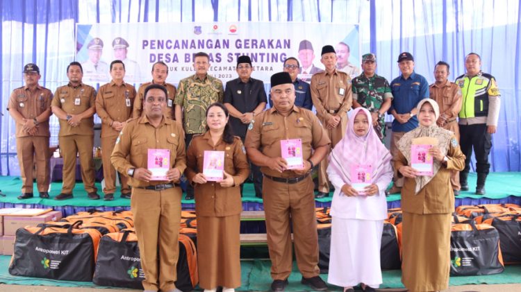 Bersama Pemkab Tanjab Barat, SKK Migas - PetroChina Canangkan Gerakan Desa Bebas Stunting/ Foto: mlelani